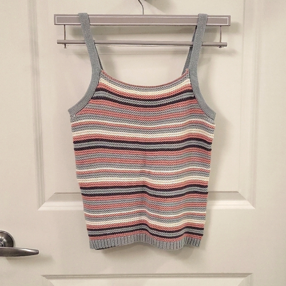 Striped knit Tank Top